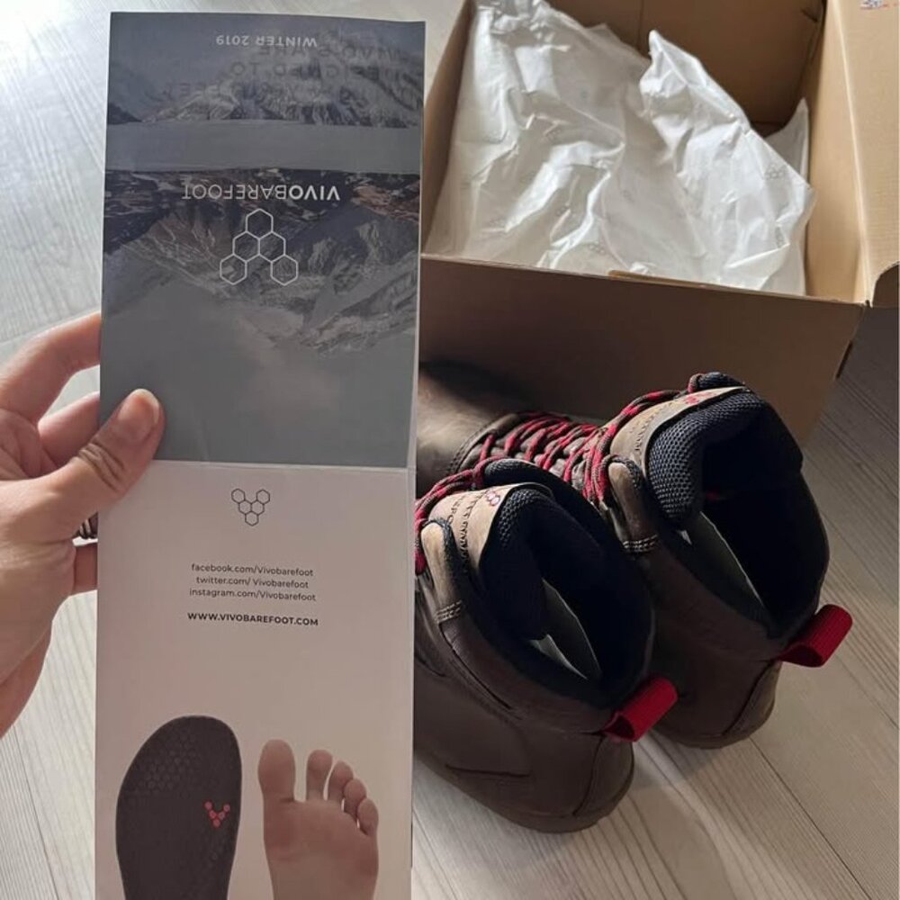 BRAND NEW Vivobarefoot Women’s Tracker FG Leather Hiking Boot Size 7.5